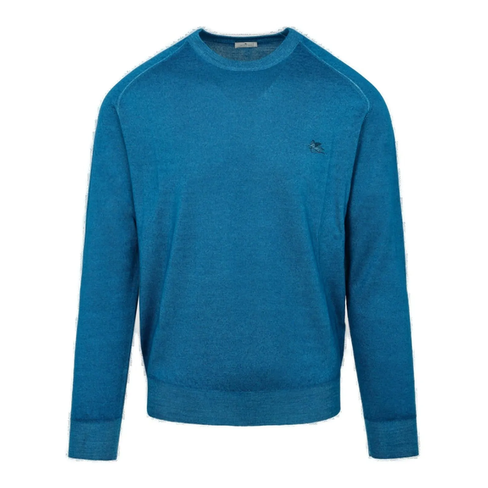 Etro Ribbed Hem Crewneck Knitted Sweater