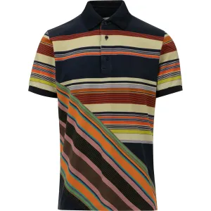 Etro Short-Sleeved Striped Polo Shirt