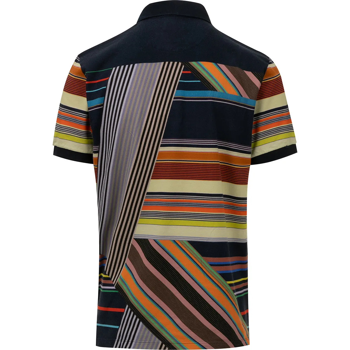 Etro Short-Sleeved Striped Polo Shirt