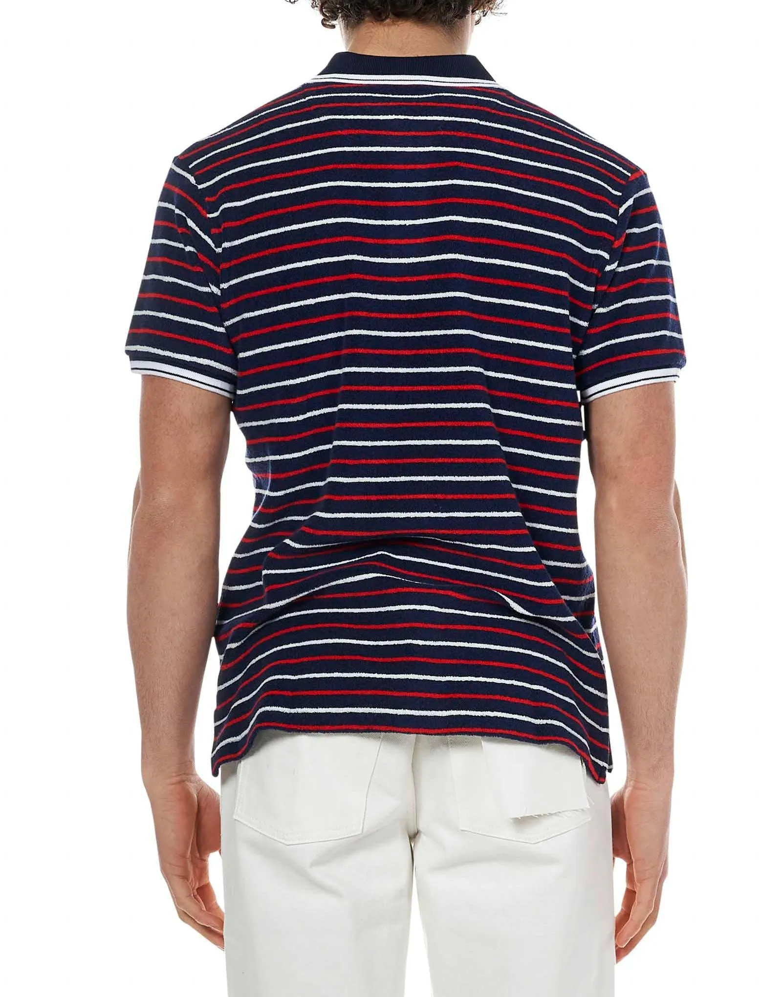 Etro Striped Knitted Polo Shirt