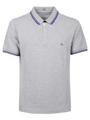 Fay Logo Embroidered Polo Shirt