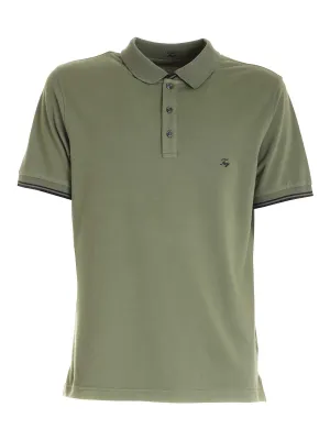 Fay Logo Embroidered Polo Shirt