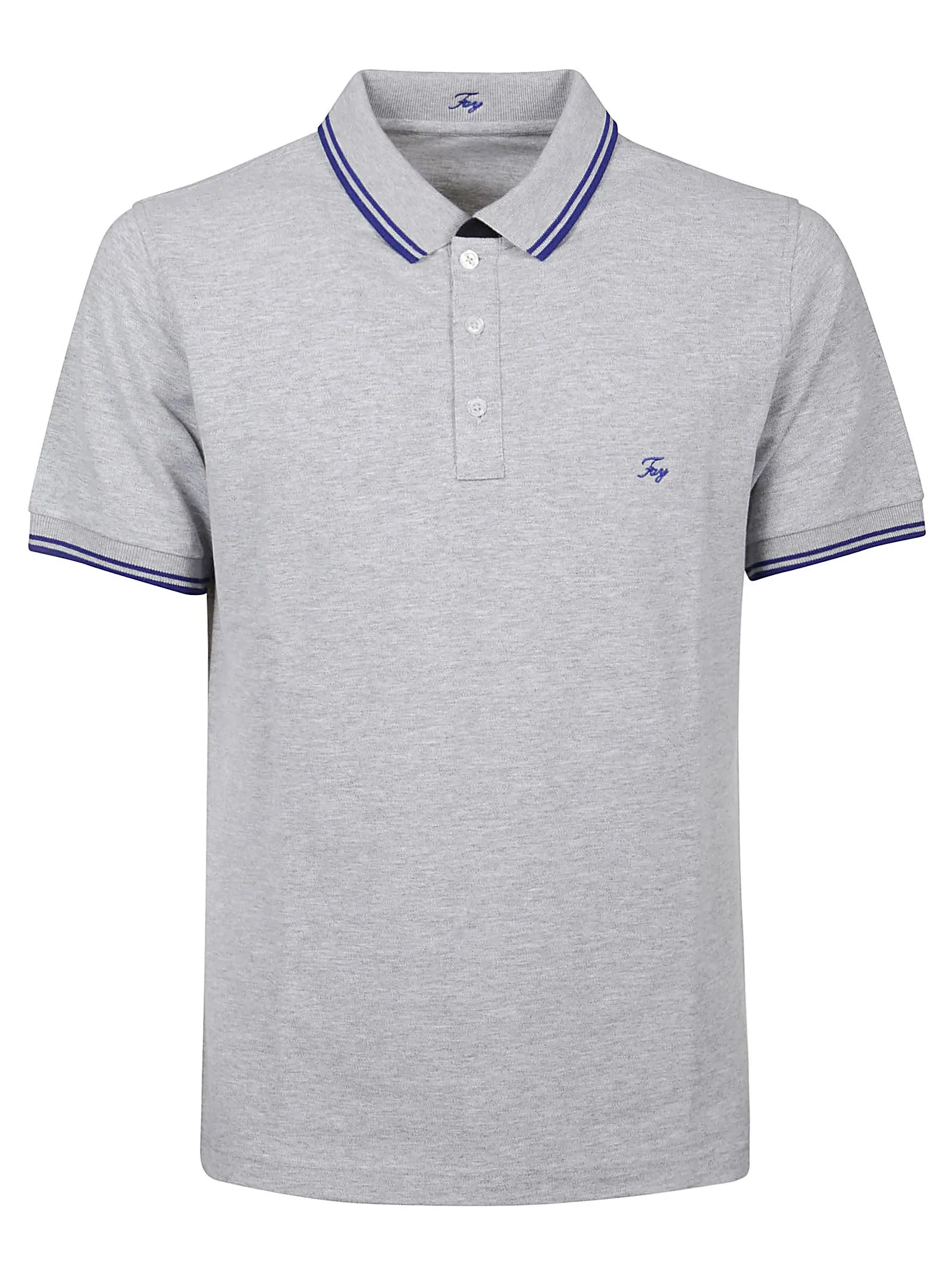 Fay Logo Embroidered Polo Shirt