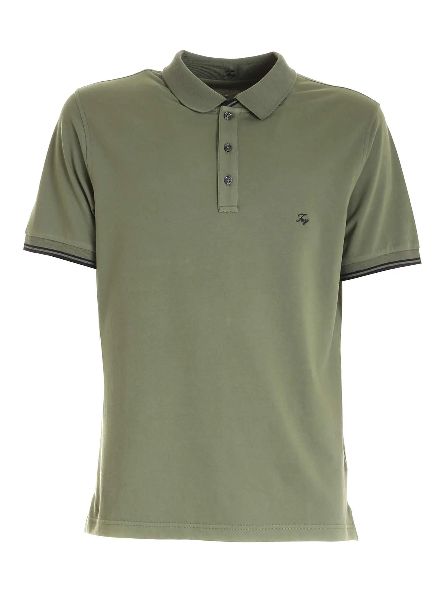 Fay Logo Embroidered Polo Shirt