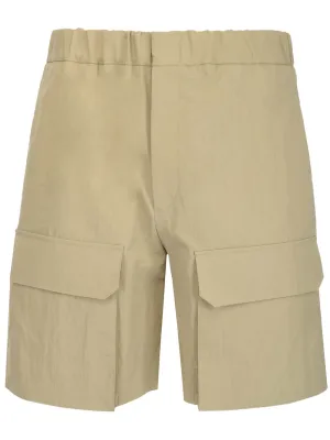 Fendi Logo Embroidered Shorts
