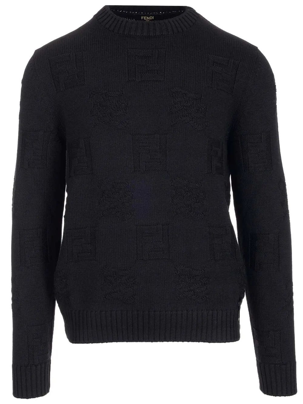 Fendi Monogram Knitted Crewneck Jumper