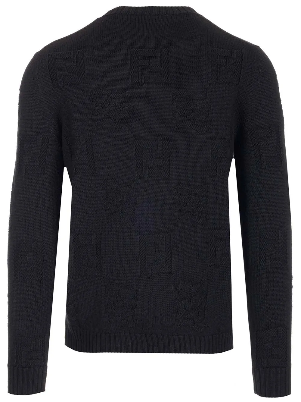 Fendi Monogram Knitted Crewneck Jumper