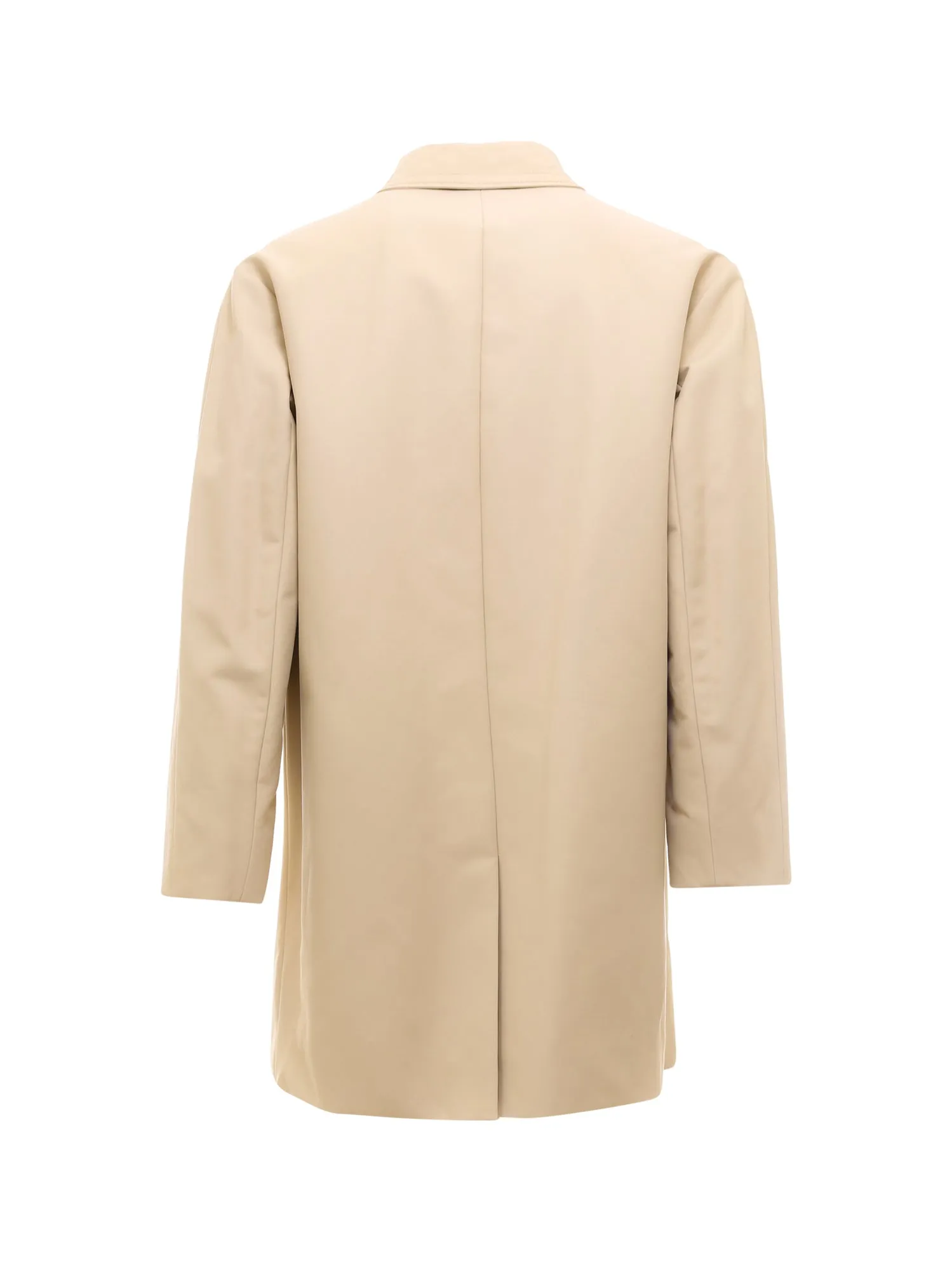 Fendi Single Breasted Reversible Coat