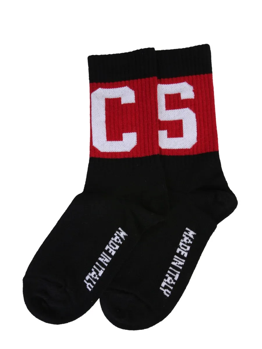 GCDS Band Logo Socks