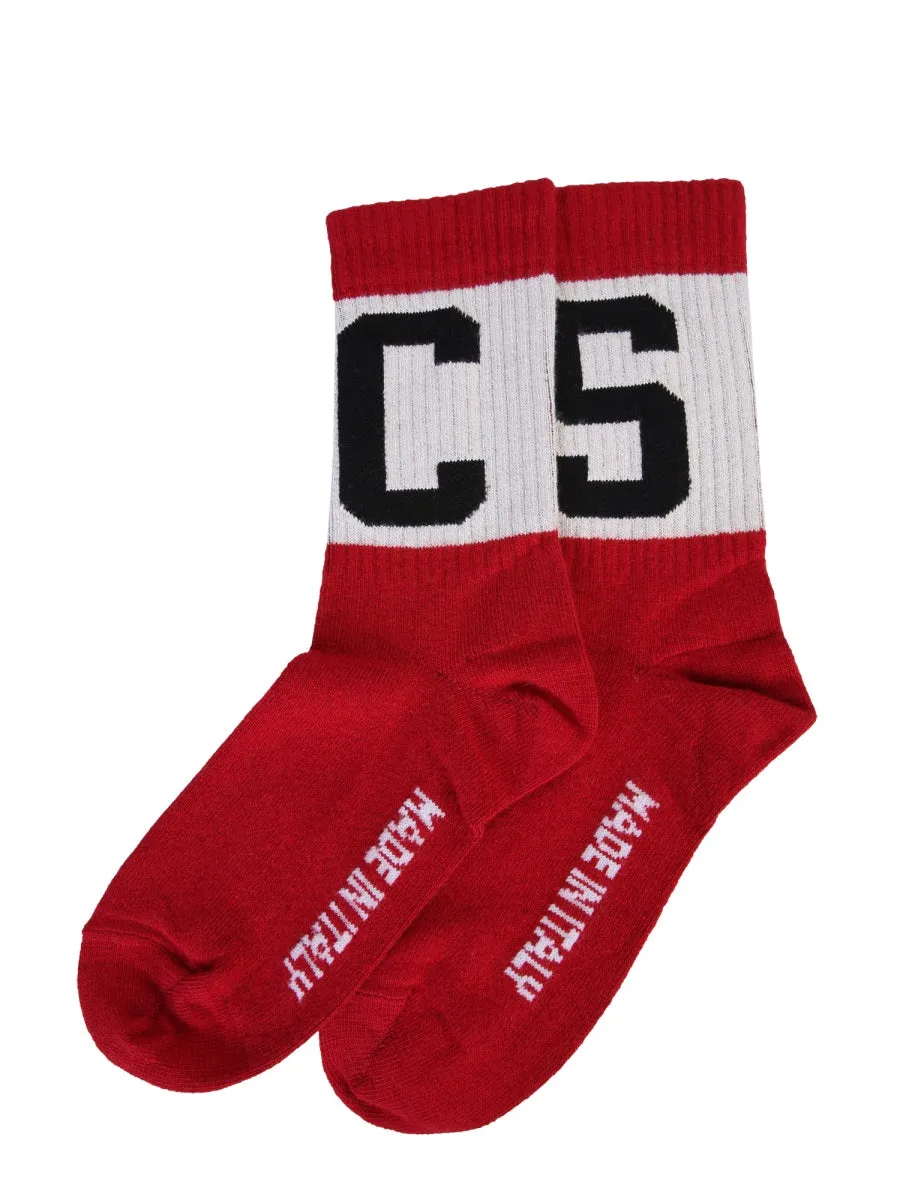 GCDS Band Logo Socks