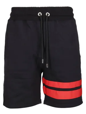 GCDS Drawstring Waist Track Shorts