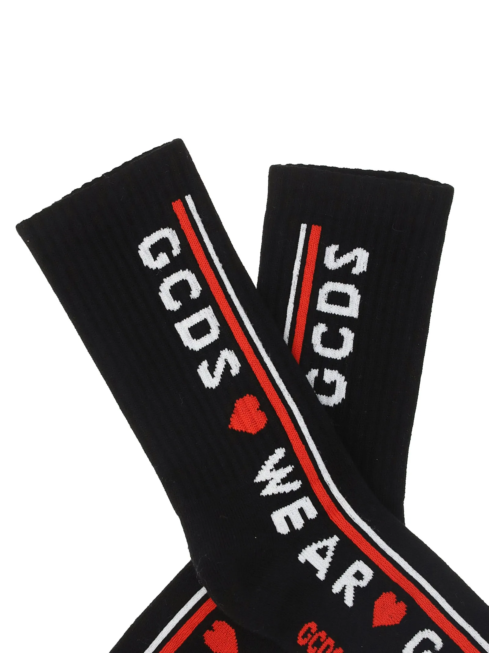 GCDS Intarsia-Knit Socks