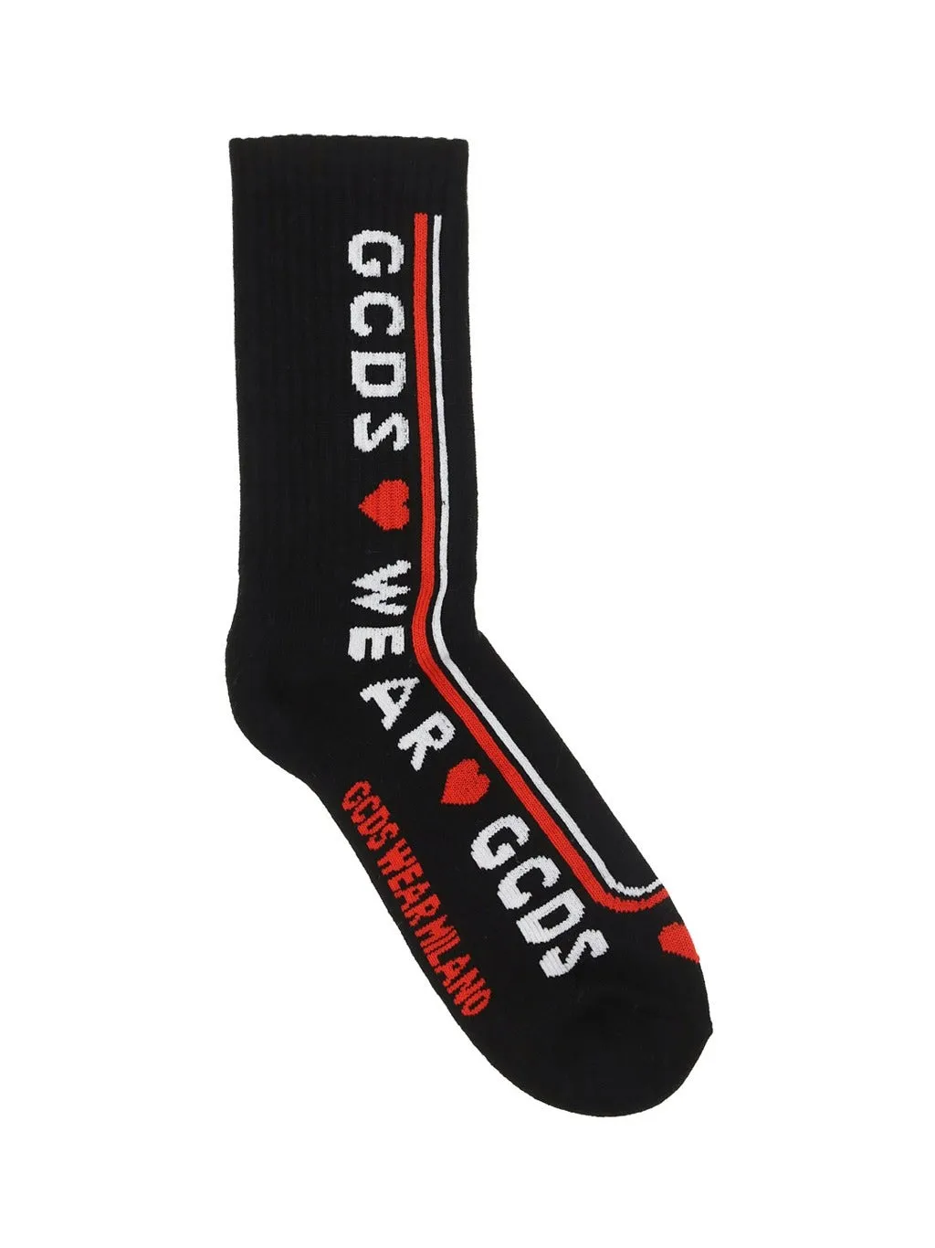 GCDS Intarsia-Knit Socks