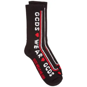 GCDS Intarsia-Knit Socks