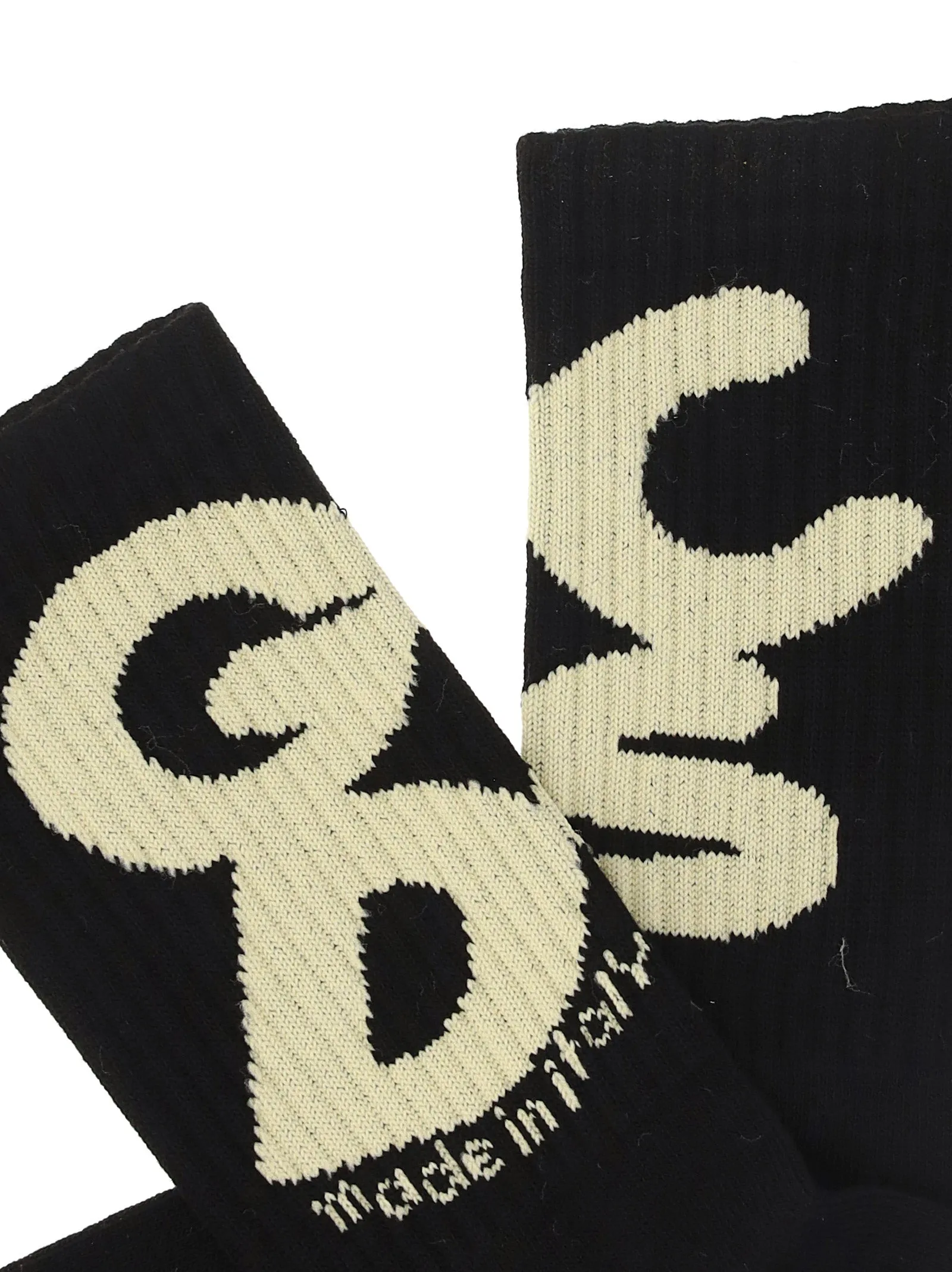 GCDS Intarsia-Knit Socks