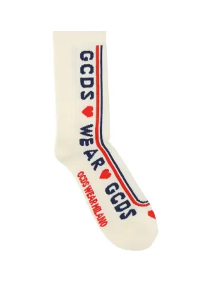 GCDS Intarsia-Knit Socks