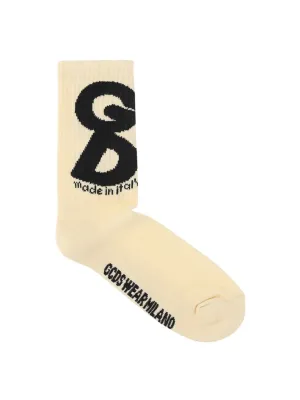 GCDS Intarsia-Knit Socks