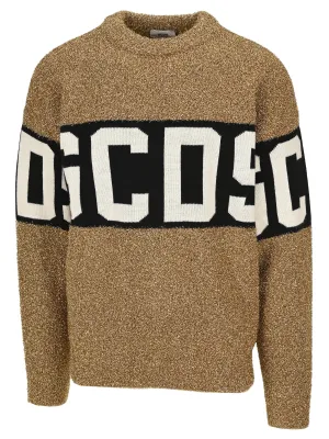 GCDS Logo Band Lurex Sweater