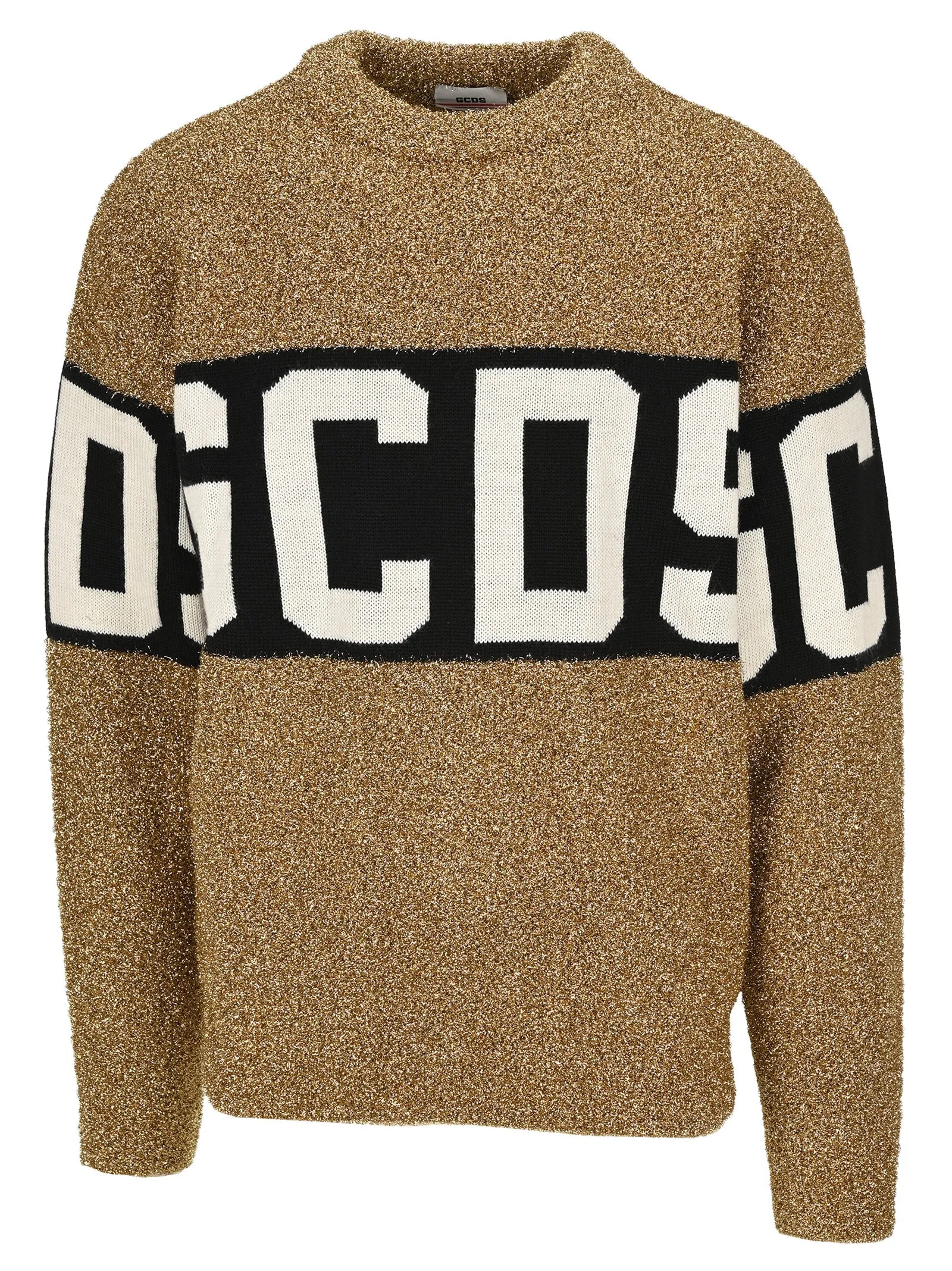 GCDS Logo Band Lurex Sweater