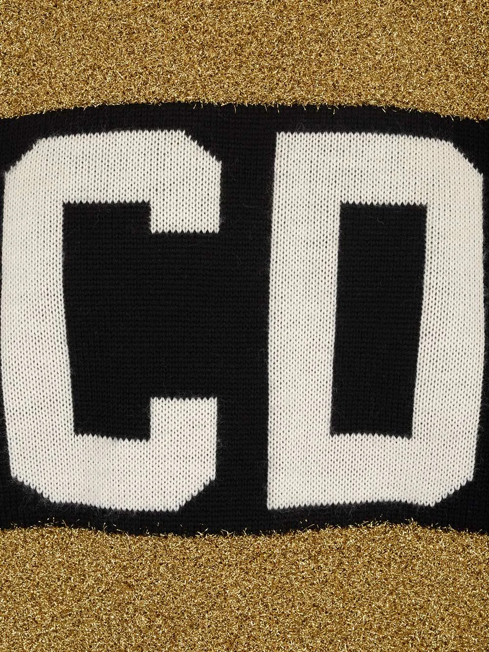GCDS Logo Band Lurex Sweater