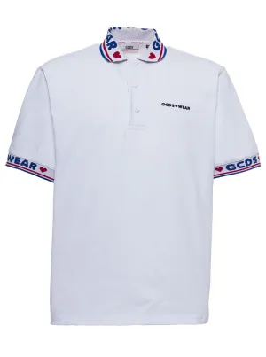 GCDS Logo Embroidered Polo Shirt