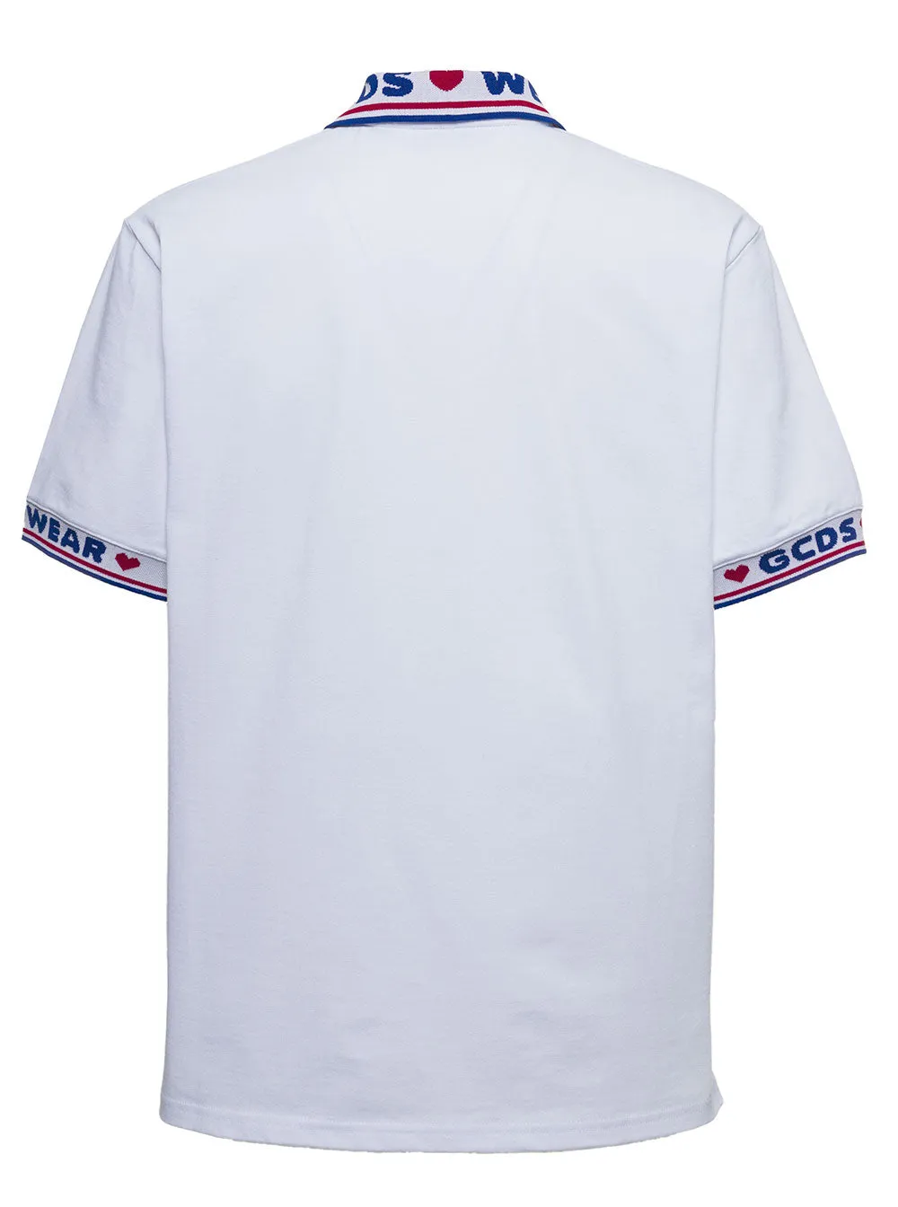 GCDS Logo Embroidered Polo Shirt