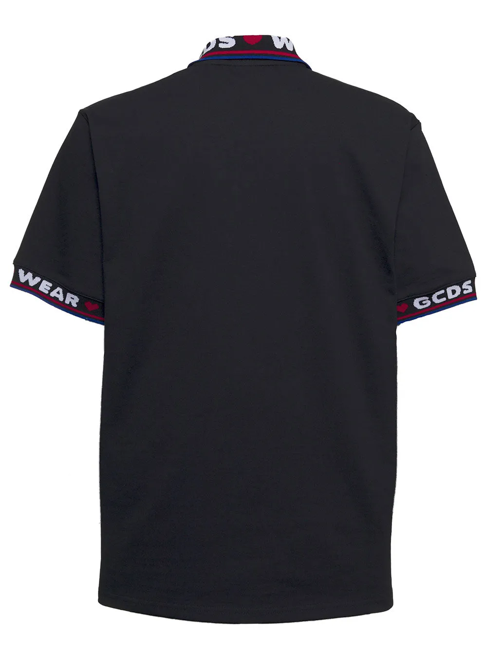 GCDS Logo Embroidered Polo Shirt