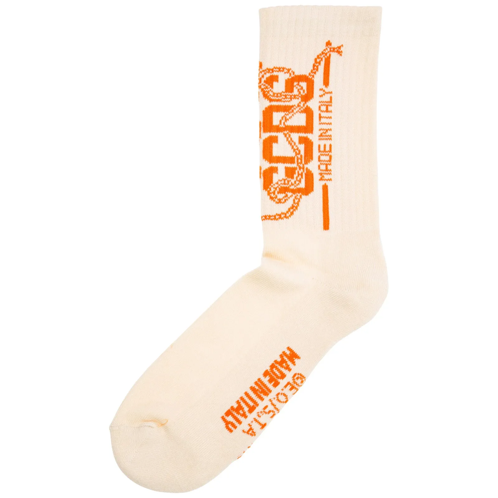 GCDS Logo Graffiti Intarsia Socks