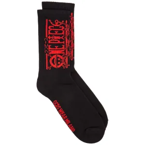 GCDS Logo Graffiti Intarsia Socks