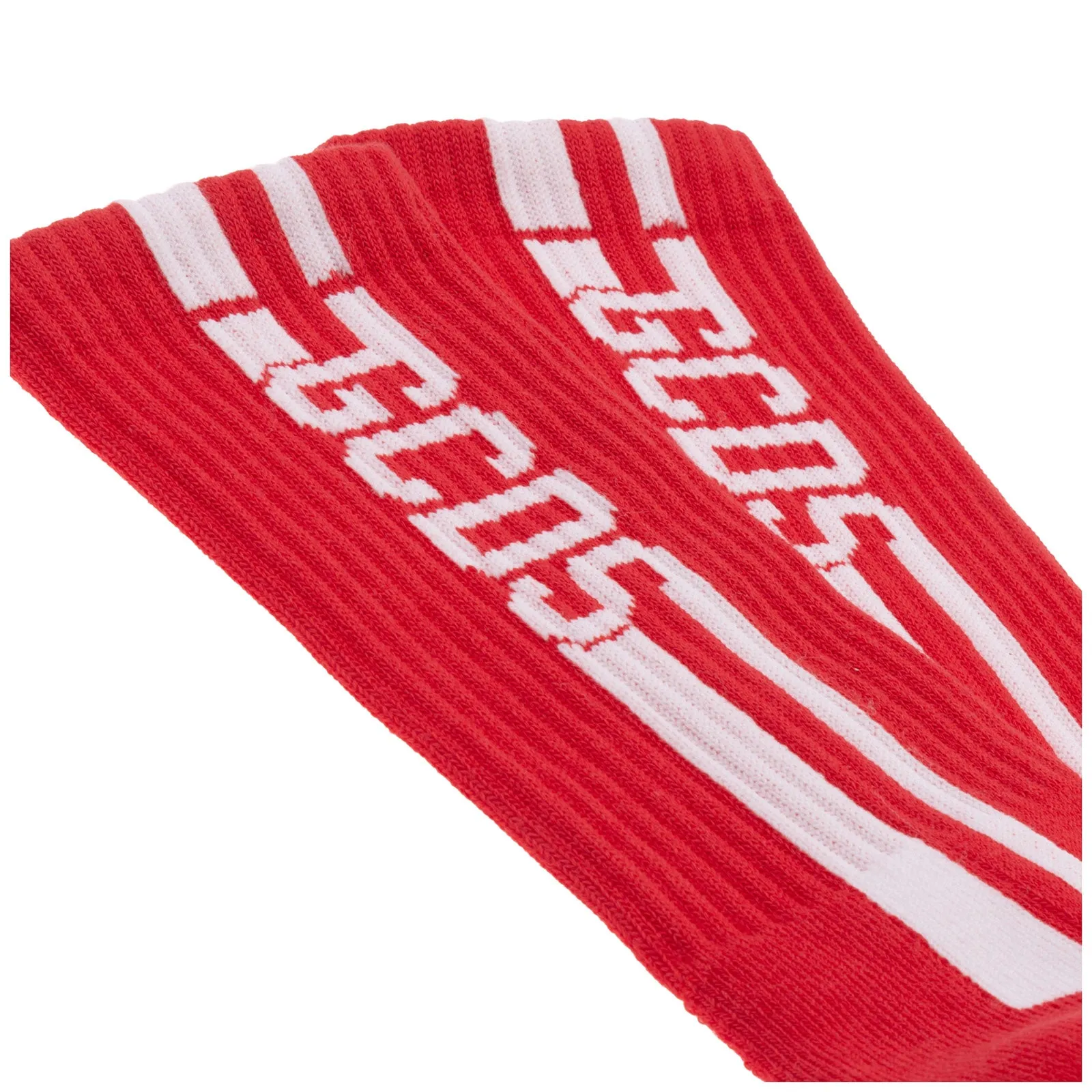 GCDS Logo Intarsia Crew Socks