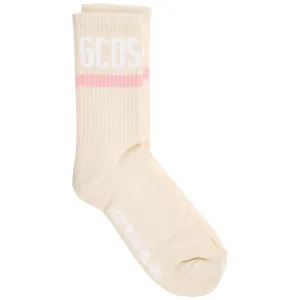 GCDS Logo Intarsia Crew Socks