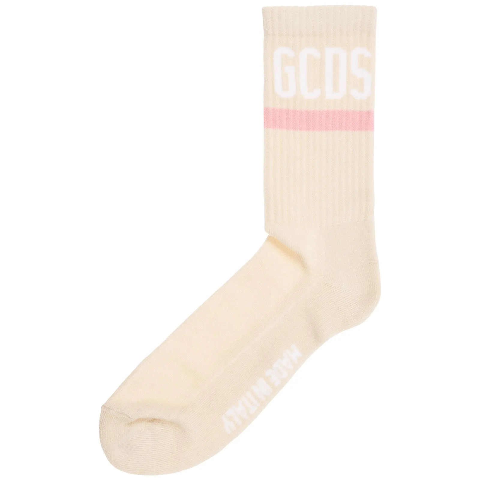 GCDS Logo Intarsia Crew Socks