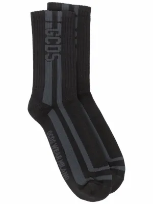 GCDS Logo Intarsia Socks