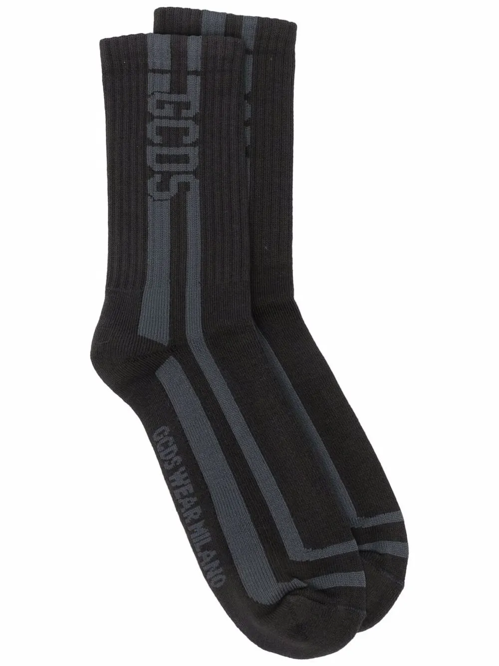 GCDS Logo Intarsia Socks