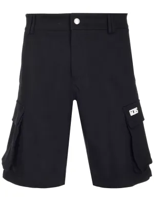 GCDS Logo Patch Cargo Shorts