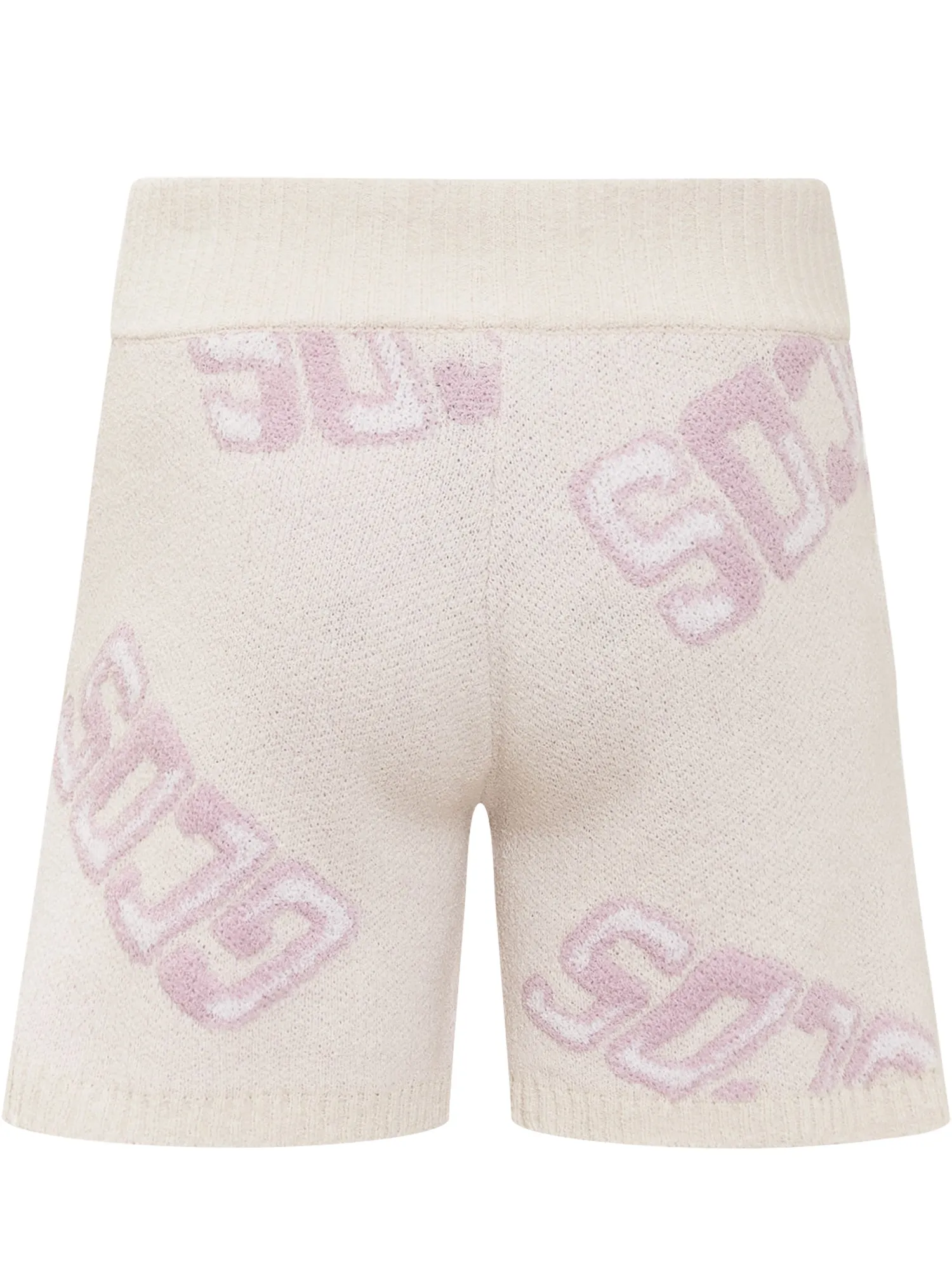 GCDS Logo Patch Sponge Effect Shorts