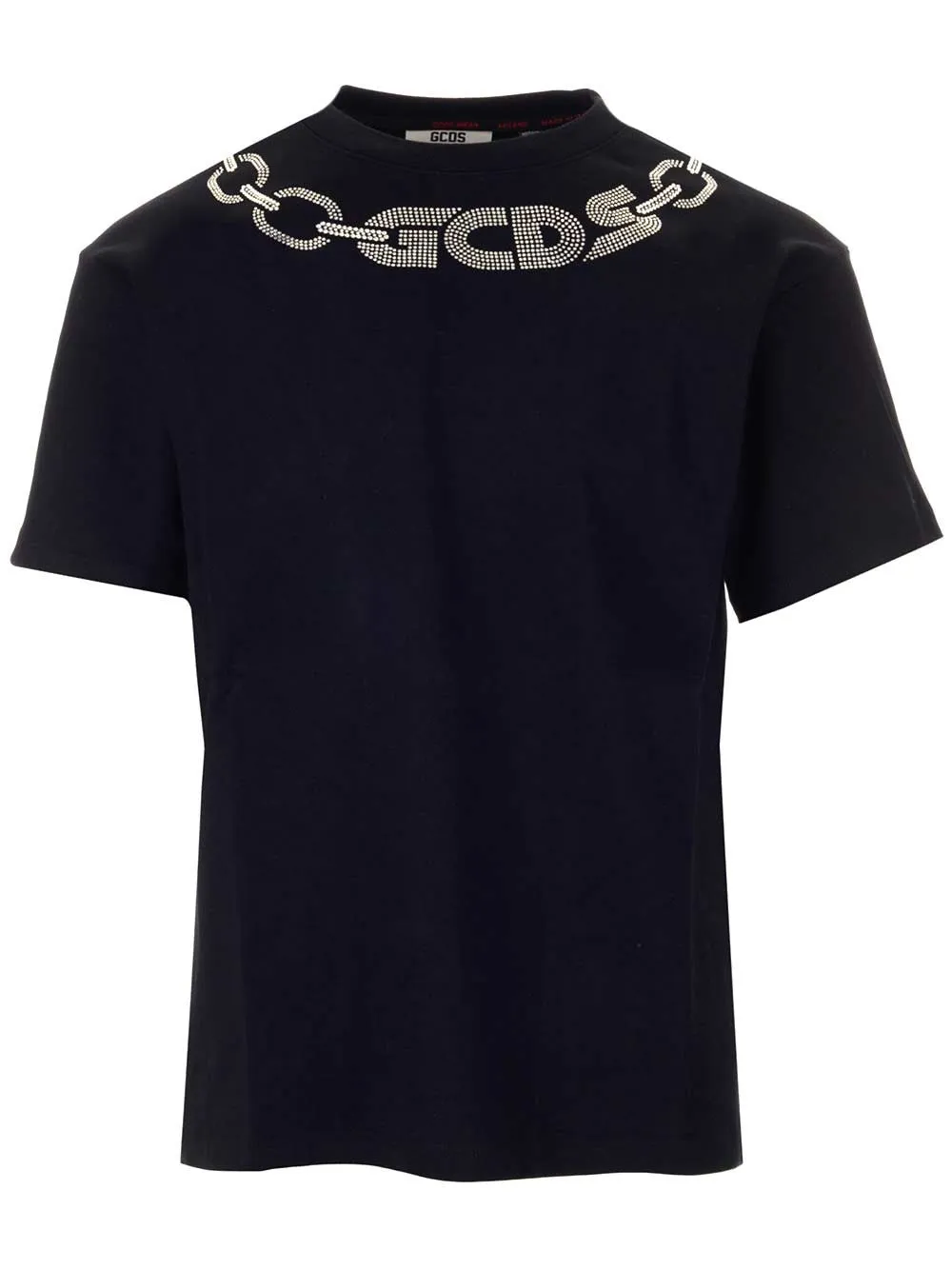 GCDS Logo Printed Crewneck T-Shirt