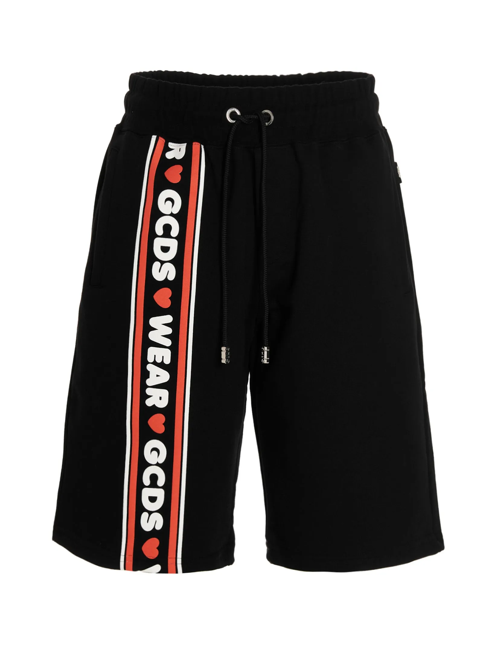 GCDS Logo Printed Drawstring Shorts