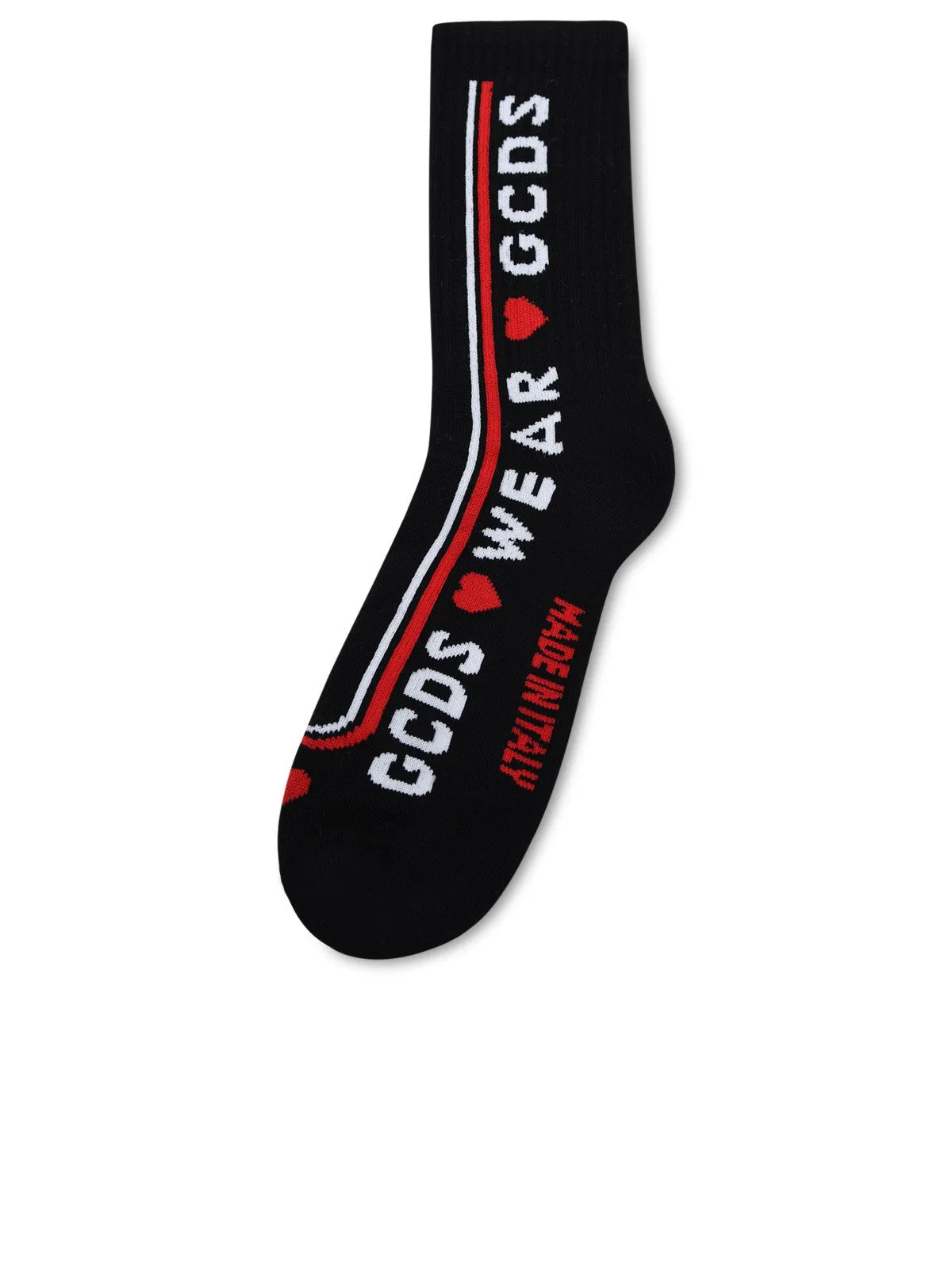 GCDS Slogan Intarsia Socks