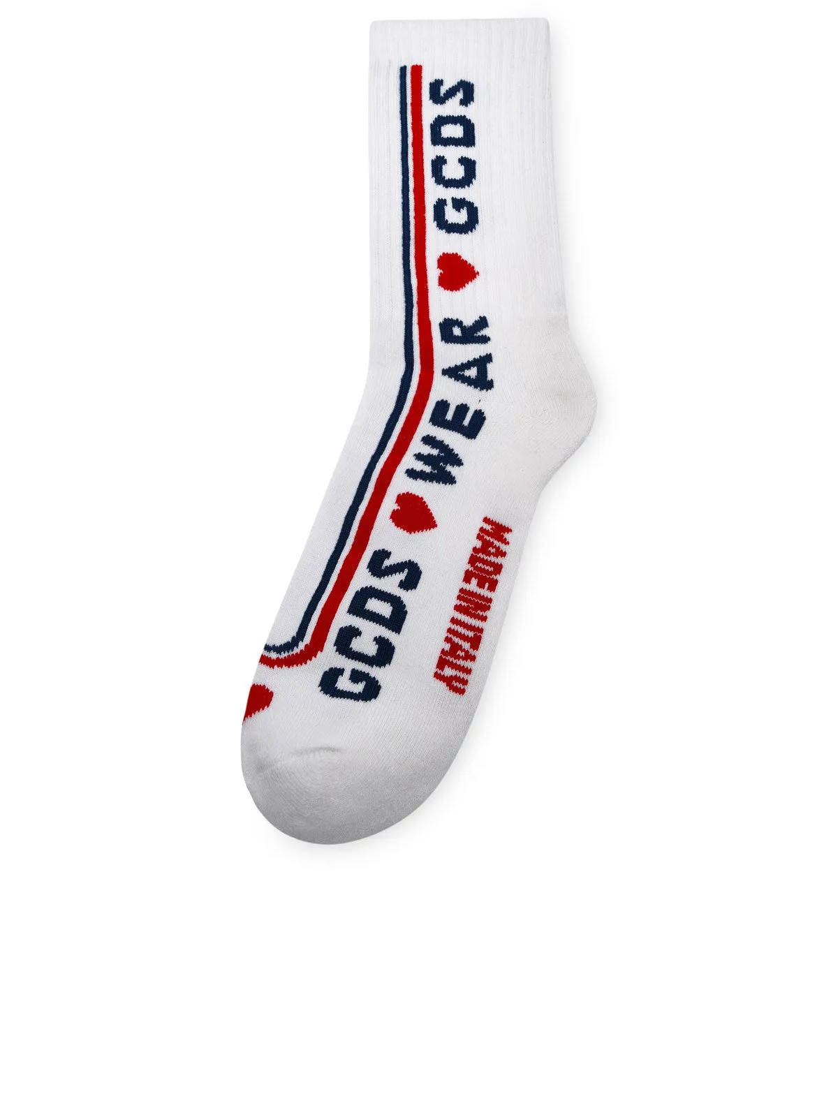 GCDS Slogan Intarsia Socks