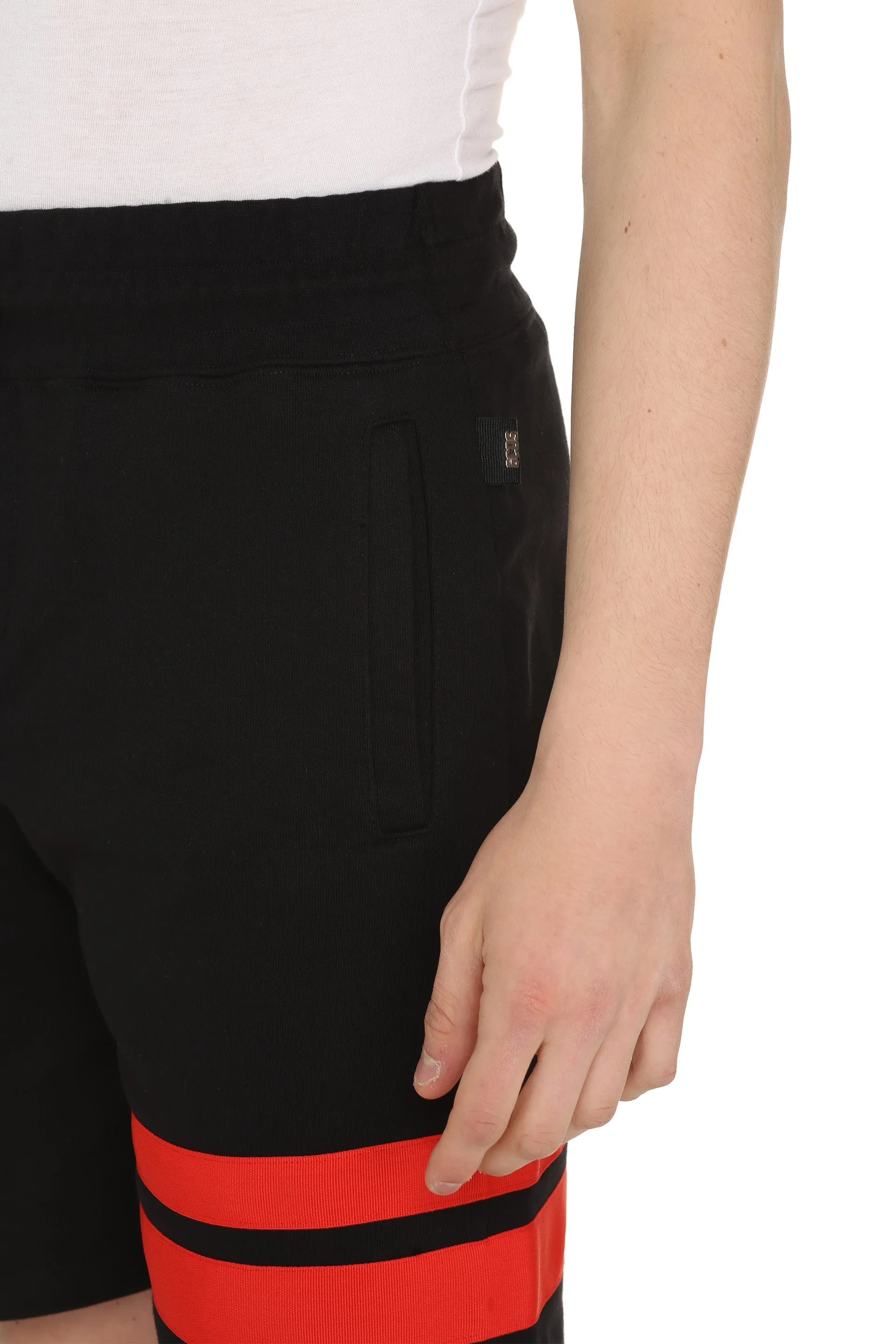 GCDS Stripe-Detailed Drawstring Track Shorts