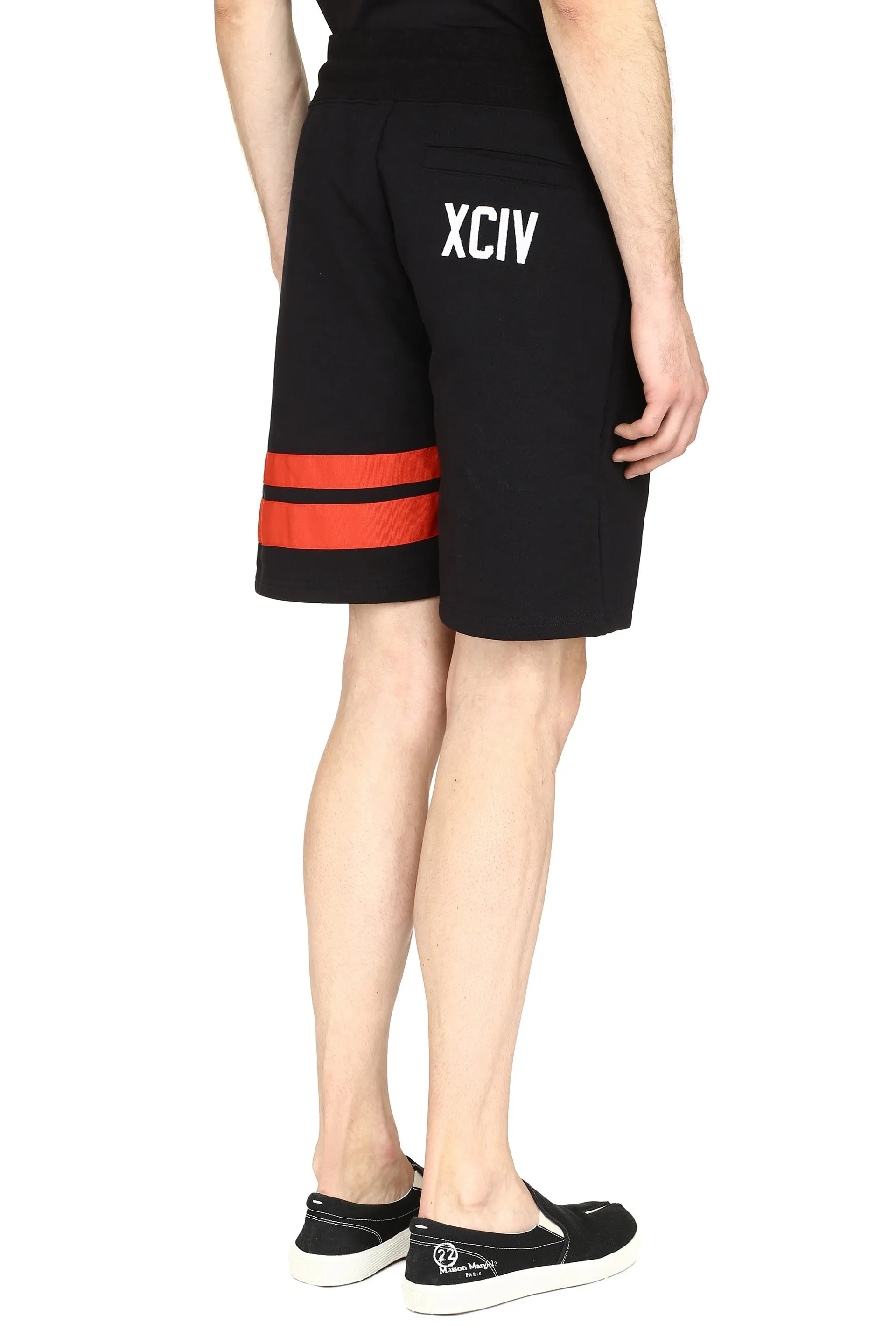 GCDS Stripe-Detailed Drawstring Track Shorts