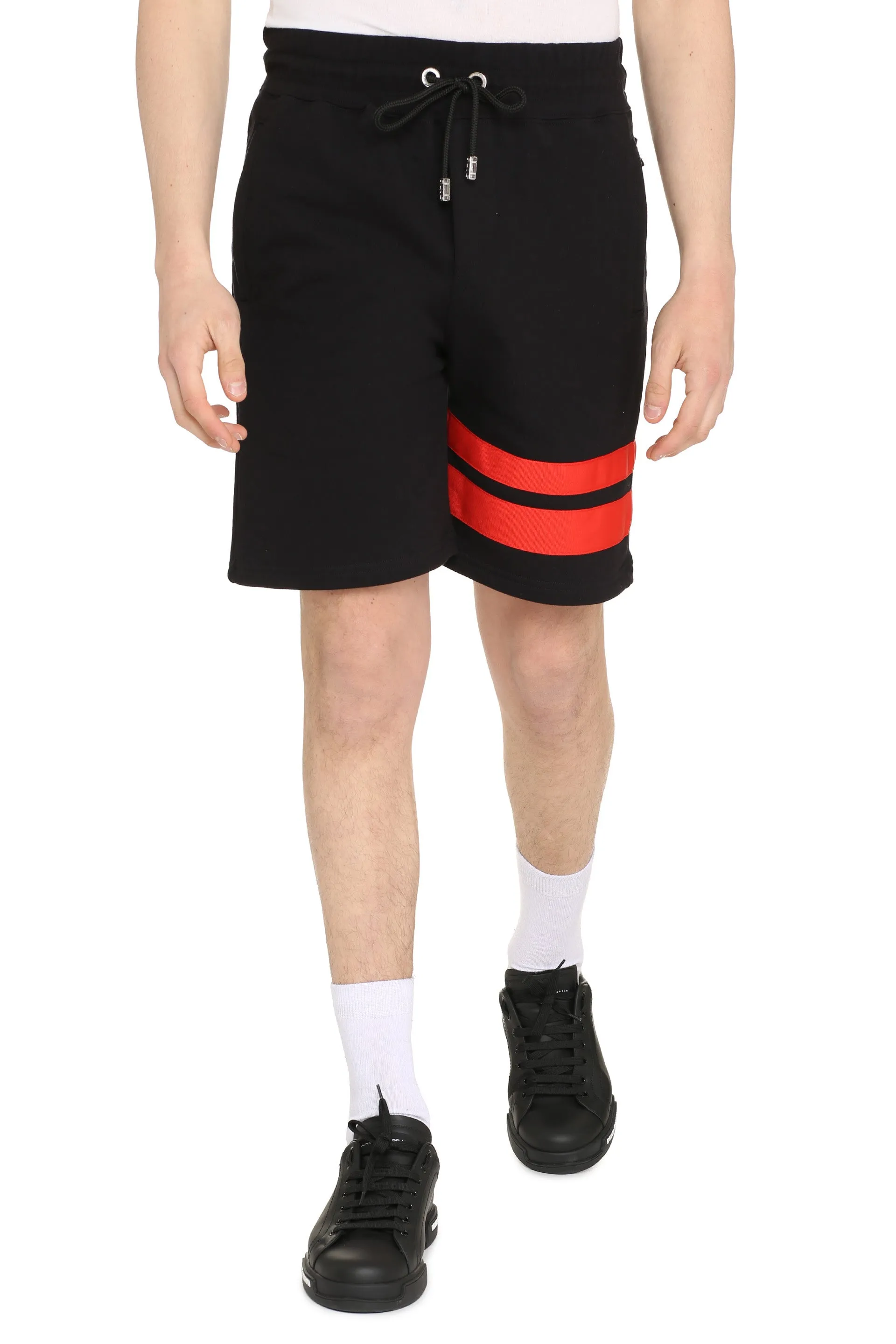 GCDS Stripe-Detailed Drawstring Track Shorts