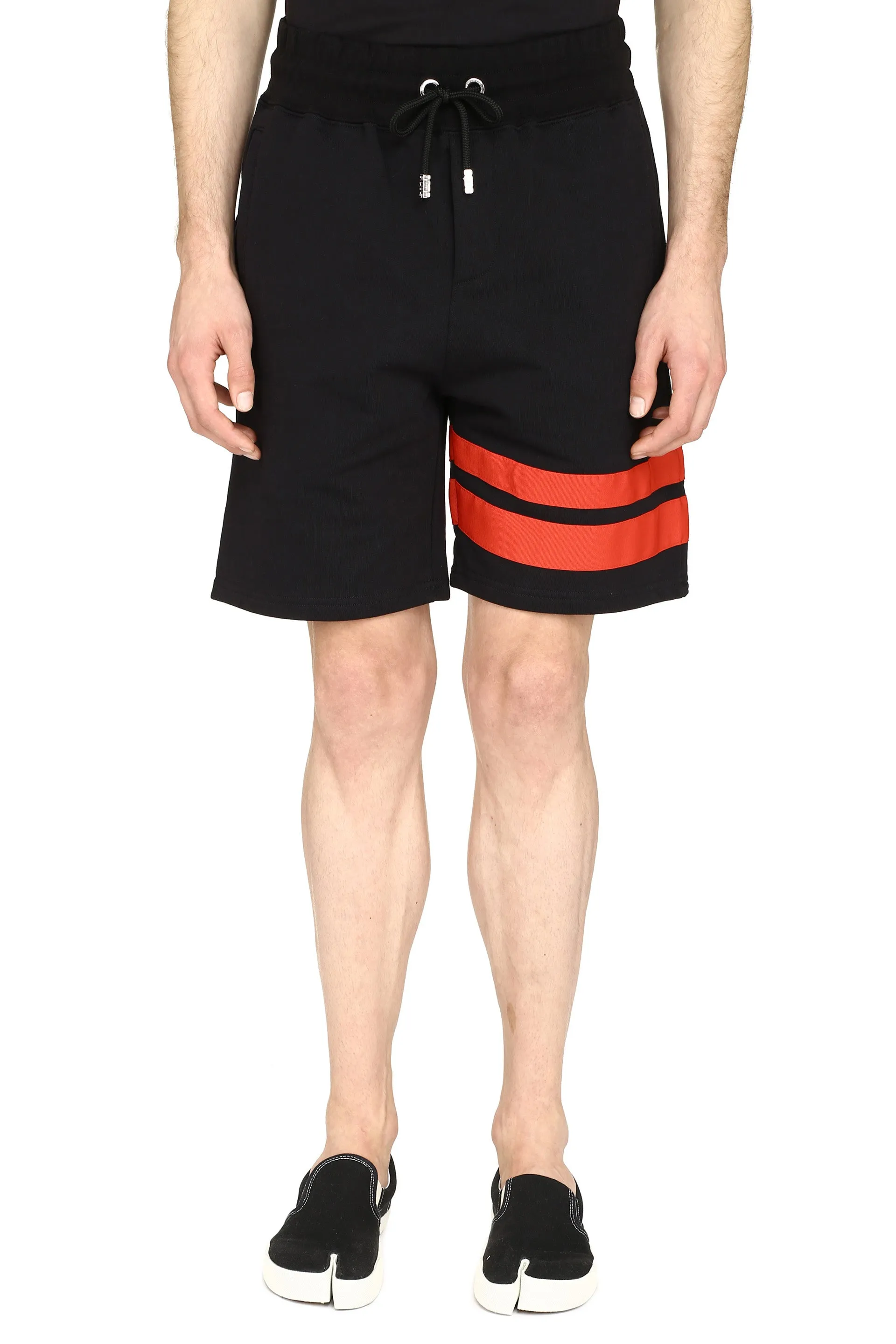 GCDS Stripe-Detailed Drawstring Track Shorts