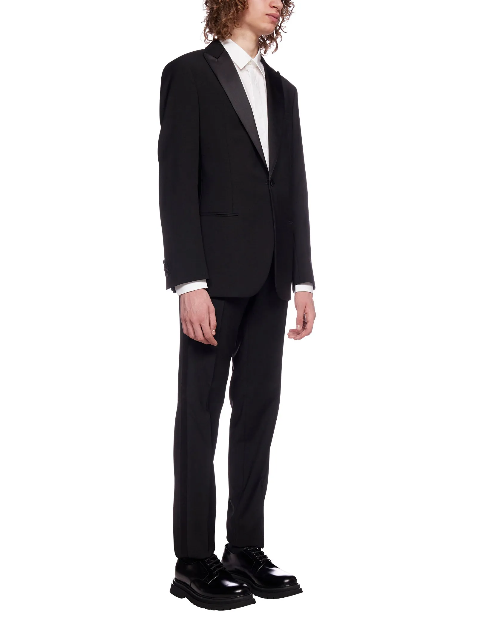 Giorgio Armani Single-Breasted Two-Piece Suit