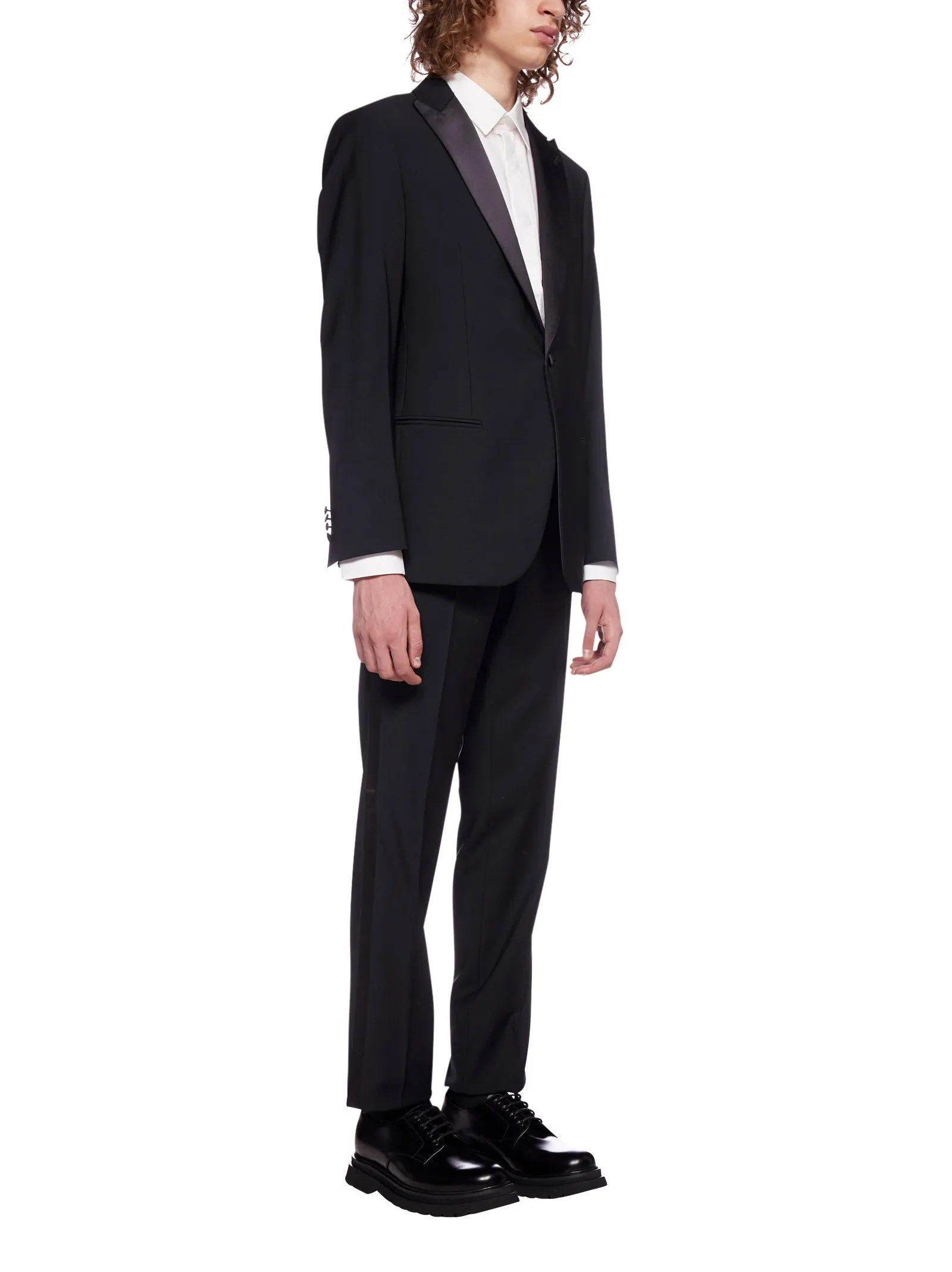 Giorgio Armani Single-Breasted Two-Piece Suit