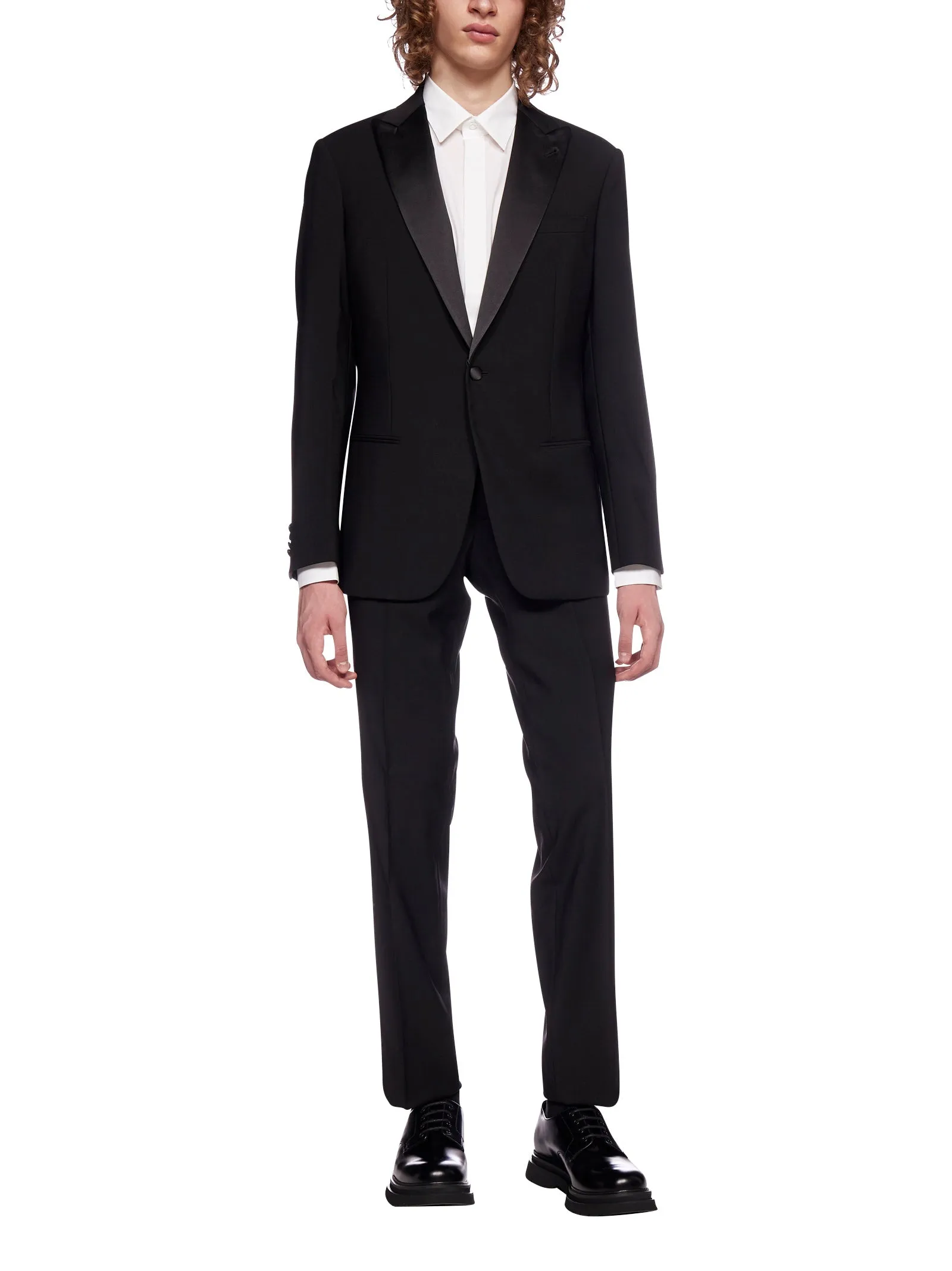 Giorgio Armani Single-Breasted Two-Piece Suit