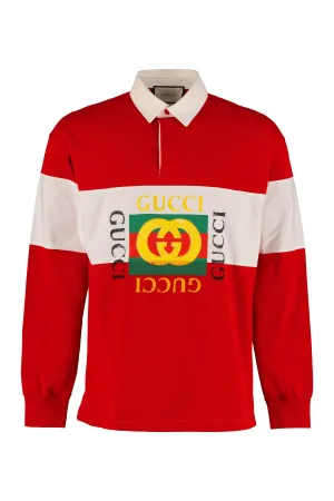 Gucci Logo Rugby Polo Shirt