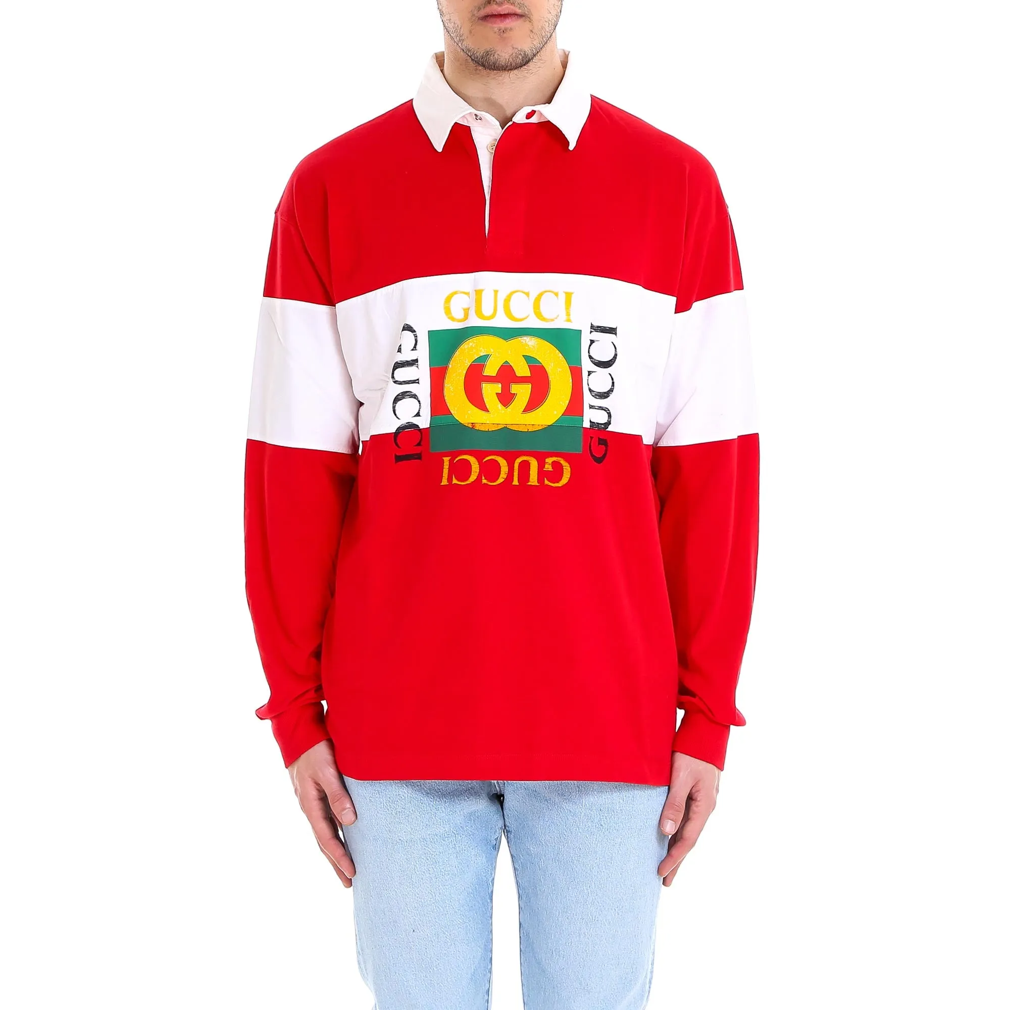Gucci Logo Rugby Polo Shirt