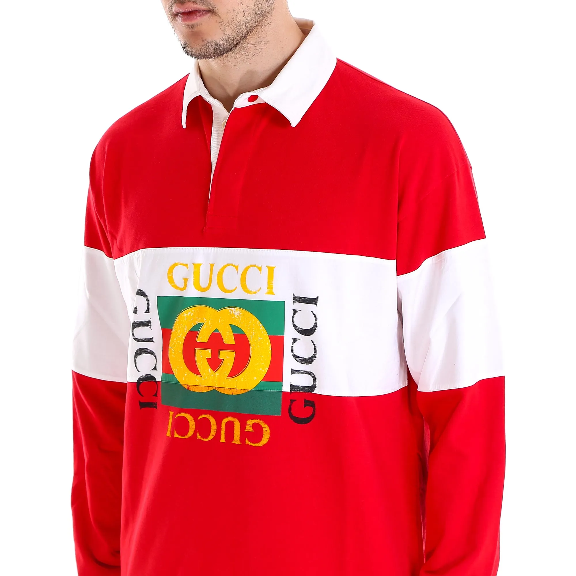 Gucci Logo Rugby Polo Shirt